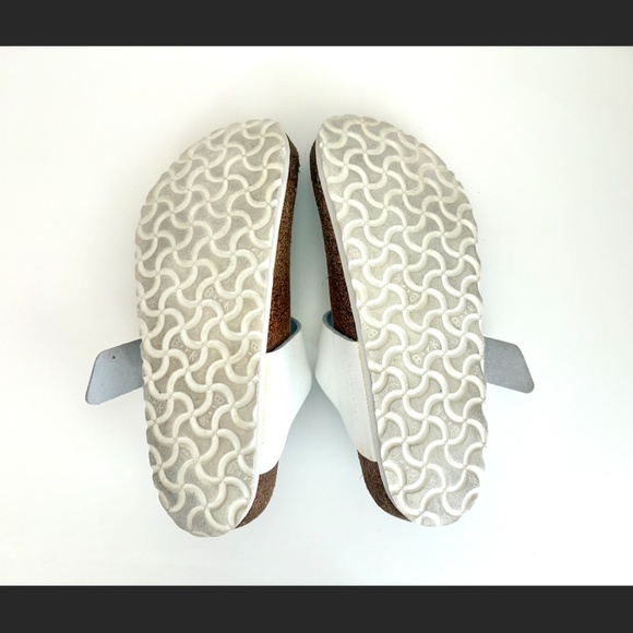 Birkenstock unisex Gizeh big buckle white sandals EU 38 / US W7 M5 - Picture 9 of 9